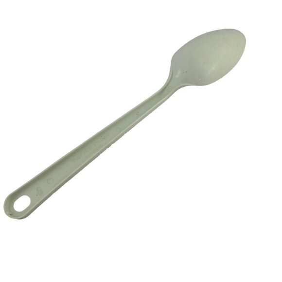 Vintage Tailor Made Ivory White Serving Spoon USA Made 11.5" Long - Picture 2 of 7